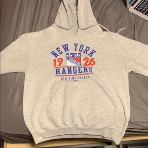 New York Rangers old time hockey hoodie